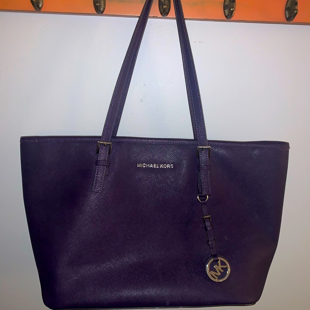 Purple Michael Kors bag